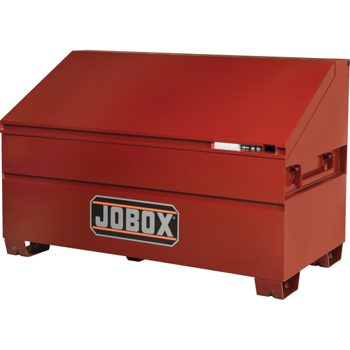 Slope Lid Chest, 60" x 30" x 39-1/2", Steel, Red Planification Entrepots Molloy