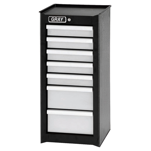 Armoire compl&eacute;mentaire, 7 tiroirs, 14-3/4" la x 18" p x 33,34" h, Noir Planification Entrepots Molloy