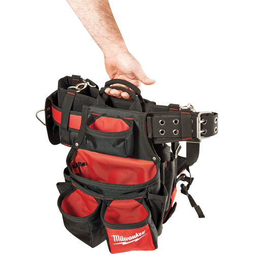 Ceinture de travail a/m&eacute;canisme de suspension pour entrepreneur, Nylon, Noir Planification Entrepots Molloy