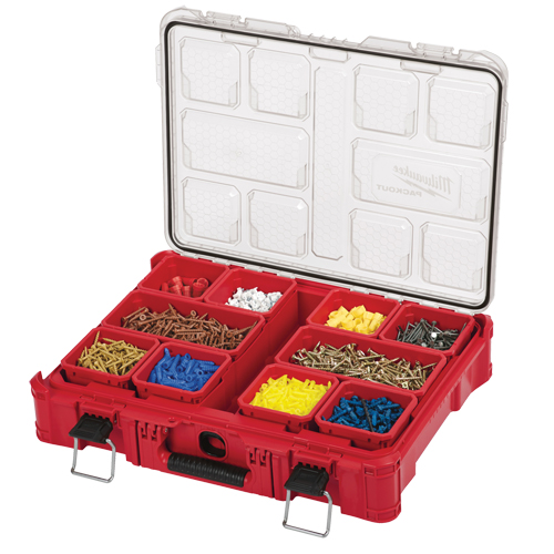 Organisateur Packout, 20" x 15" x 5", Noir/Rouge Planification Entrepots Molloy