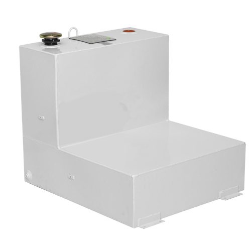 R&eacute;servoir de transfert pour carburant en acier, Acier, Capacit&eacute; 48 gal., Blanc Planification Entrepots Molloy