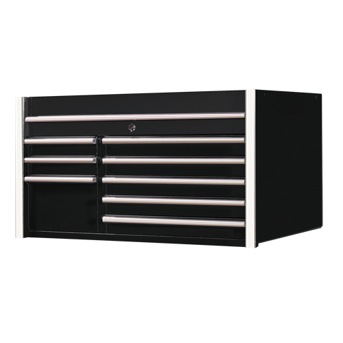 RX Series Tool Chest, 41" W, 8 Drawers, Black Planification Entrepots Molloy
