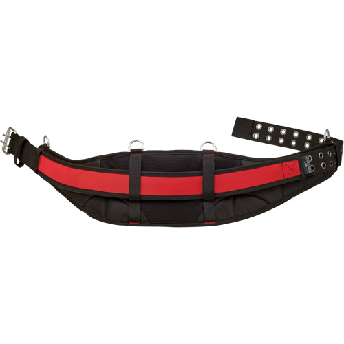 Ceinture de travail matelass&eacute;e, Nylon, Noir/Rouge Planification Entrepots Molloy