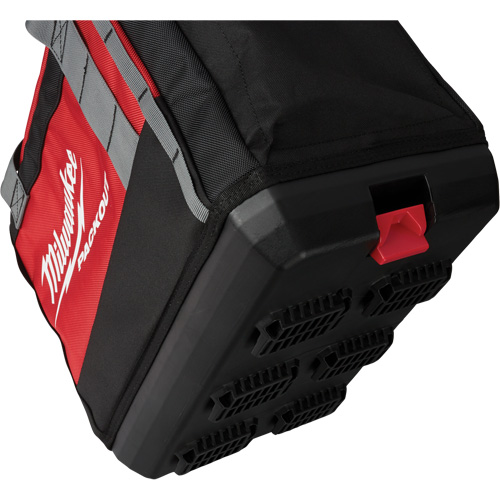 Packout Tool Bag, Ballistic Nylon, 2 Pockets, Black/Red Planification Entrepots Molloy