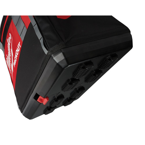Sacs &agrave; outils Packout, Nylon balistique, 8 pochettes, Noir/Rouge Planification Entrepots Molloy