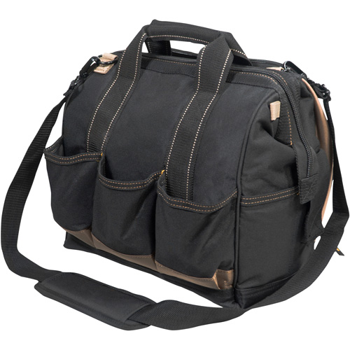Porte-outils &agrave; compartiments multiples, Polyester, 33 pochettes, Noir Planification Entrepots Molloy