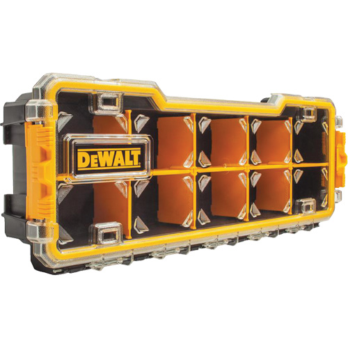Organisateur avec compartiments PRO, 6-5/8" la x 17-5/8" p x 2-7/8" h, Noir/Jaune Planification Entrepots Molloy