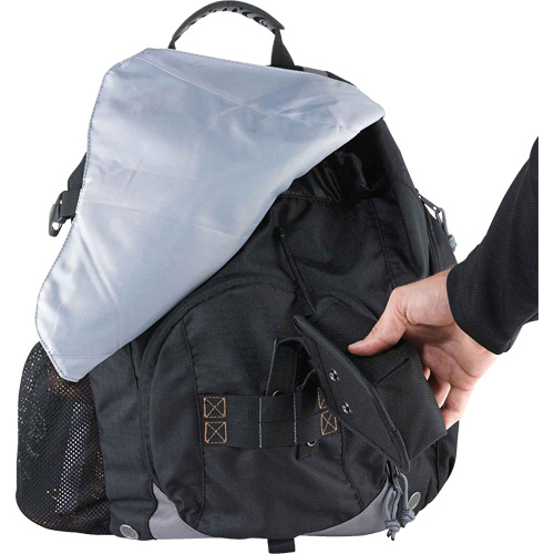 Sac &agrave; dos pour outils 5143 Arsenal, 15" lo x 8" la, Noir, Polyester Planification Entrepots Molloy