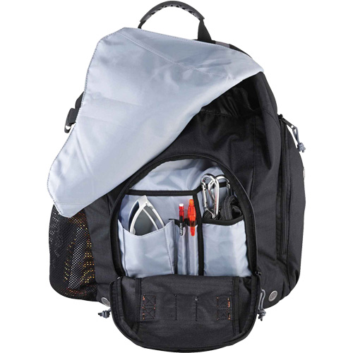 Sac &agrave; dos pour outils 5143 Arsenal, 15" lo x 8" la, Noir, Polyester Planification Entrepots Molloy