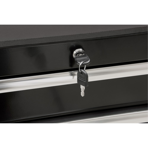 Heavy-Duty Tool Cart, 7 Drawers, 28" W x 22" D x 42-3/8" H, Black Planification Entrepots Molloy