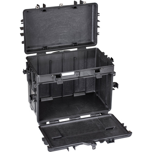 Military Mobile Tool Chest With Drawers, 22-4/5" W x 15" D x 18" H, Black Planification Entrepots Molloy