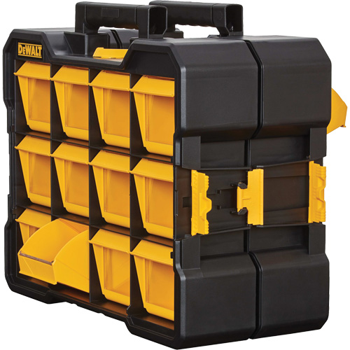 Organisateur Flip-Bin, 3-7/8" la x 17-3/4" p x 13-7/8" h, Noir/Jaune Planification Entrepots Molloy