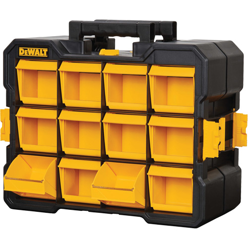 Organisateur Flip-Bin, 3-7/8" la x 17-3/4" p x 13-7/8" h, Noir/Jaune Planification Entrepots Molloy