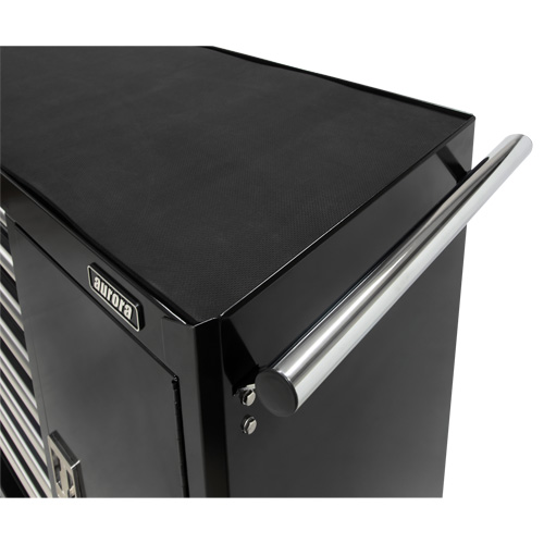 Industrial Tool Cart, 8 Drawers, 44-3/10" W x 21-1/10" D x 36-7/10" H, Black Planification Entrepots Molloy