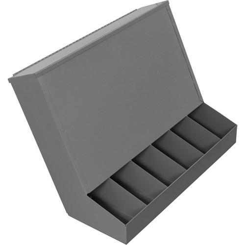 Distributeur aliment&eacute; par gravit&eacute; avec couvercle Planification Entrepots Molloy