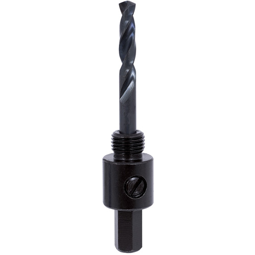 Mandrin pour scie-cloche &agrave; tige triangulaire, 9/16" - 1-3/16", 3/8" Tige Planification Entrepots Molloy