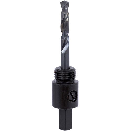 Mandrin hexagonal pour scie-cloche, 1-1/4" - 2-3/8", 3/8" Tige Planification Entrepots Molloy