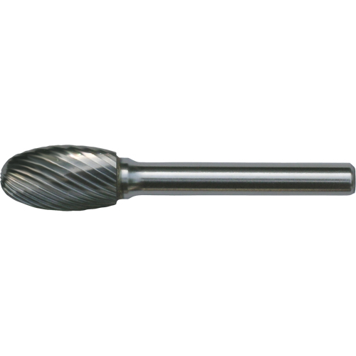 Fraises au carbure solide - Forme ovale, , 1/8" dia., 1/8" Tige, 7/32" Prof. de la coupe Planification Entrepots Molloy