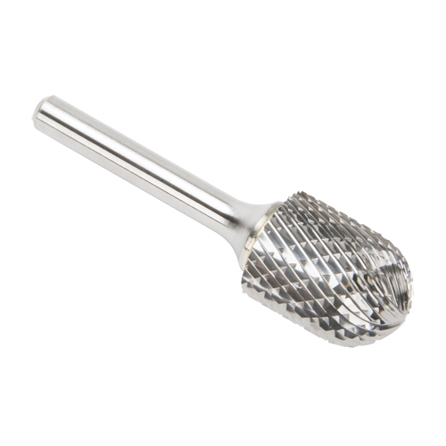 Solid Carbide Burrs - Cylinder Shape with Ball Nose, SC-7, 3/4" Dia., 25.4 mm Depth of Cut Planification Entrepots Molloy