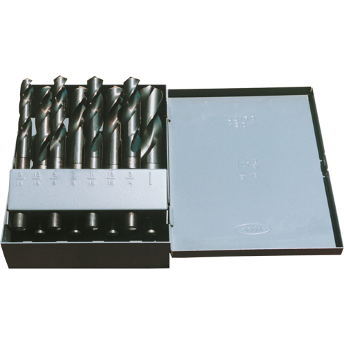 Jeux de forets CLE-LINE, 8 morceaux, Acier rapide Planification Entrepots Molloy