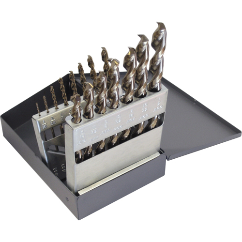 Drill Sets, 15 Pieces, High Speed Steel Planification Entrepots Molloy