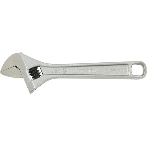 AWP-6 Super Heavy-Duty Professional Adjustable Wrench, 6" L, 15/16" Max Width, Chrome Planification Entrepots Molloy