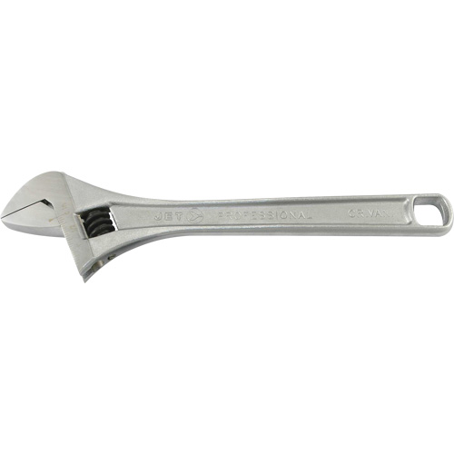 AWP-12 Super Heavy-Duty Professional Adjustable Wrench, 12" L, 1-1/2" Max Width, Chrome Planification Entrepots Molloy