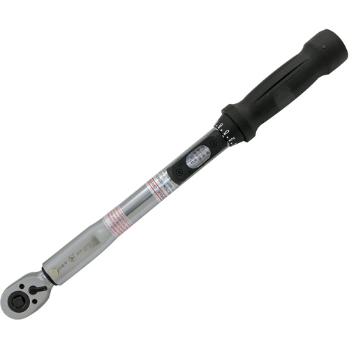 Cl&eacute; dynamom&eacute;trique &agrave; t&ecirc;te fine pour usage intensif, &agrave; cliquer, Entraînement 3/8" carr&eacute;, 10 - 80 lb-pi Planification Entrepots Molloy