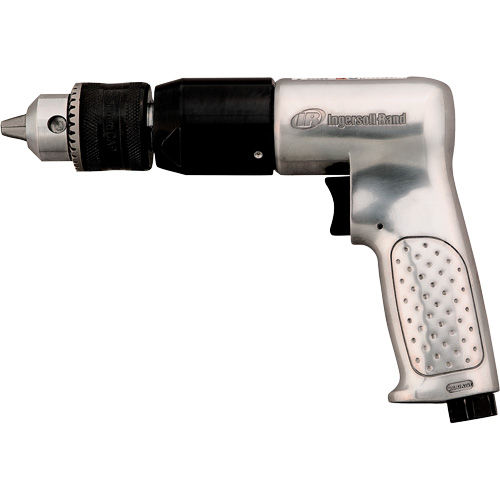 Perceuse pneumatique, 4 pi³/min, 1/4" NPTF, 94 dBA, 1/2" mandrin, Avec cl&eacute; Planification Entrepots Molloy