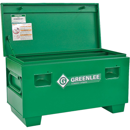 Jobsite Chest, 42" x 20" x 20", Steel, Green Planification Entrepots Molloy