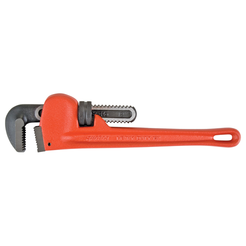 Pipe Wrench, 2" Jaw Capacity, 12" Long, Powder Coated Finish Planification Entrepots Molloy