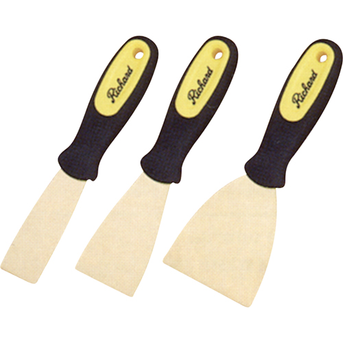 Couteaux rigides pour mastic, 1-1/4", Lame en Laiton Planification Entrepots Molloy