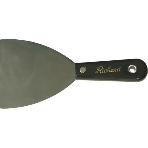 Putty Knife Stiff Steel, 4", Steel Blade Planification Entrepots Molloy