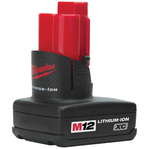 Bloc-piles haute capacit&eacute; M12 Redlithium, Lithium-ion, 12 V, 3 A Planification Entrepots Molloy