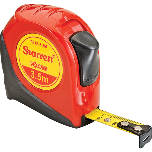 Ruban &agrave; mesurer pour ing&eacute;nieur, 1/2" x 3,5 m, Marques de goujon Millim&egrave;tres Planification Entrepots Molloy