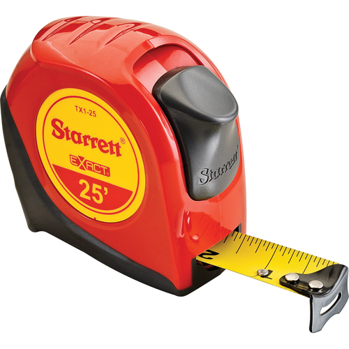 Ruban &agrave; mesurer pour ing&eacute;nieur, 1" x 25', Marques de goujon 1/16" Planification Entrepots Molloy