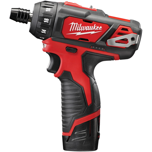 Ensemble tournevis hexagonaux &agrave; 2 vitesses M12, 1/4", 12 V, 275 lb-po couple max., Lithium-ion bloc-pile Planification Entrepots Molloy