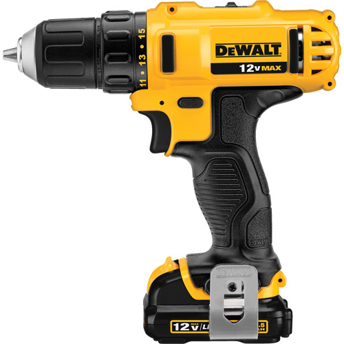 Ensemble perceuse/visseuse max, Lithium-ion, 12 V, Mandrin 3/8", Couple 189 UWO Planification Entrepots Molloy