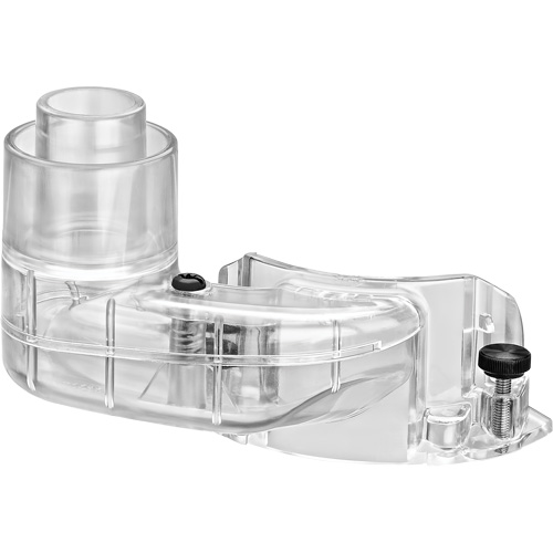 Adaptateur d'extracteur de poussi&egrave;re pour toupie &agrave; base fixe Planification Entrepots Molloy