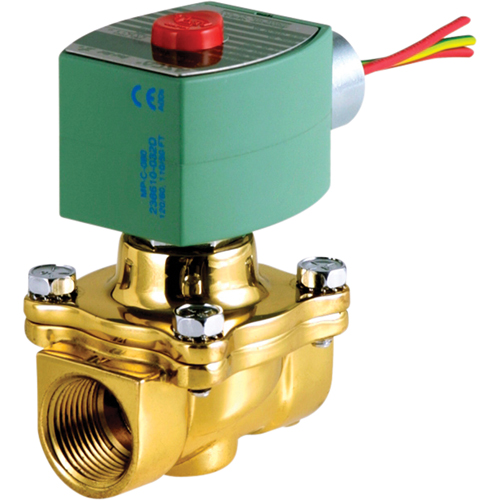 2-Way Pilot Operated Solenoid Valves, 3/8" Pipe, 135 PSI Planification Entrepots Molloy