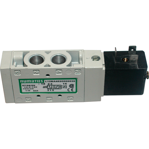 Pilot 5-Way 2-Position 4-Way Solenoid Valves, 3/8" Pipe, 150 PSI Planification Entrepots Molloy