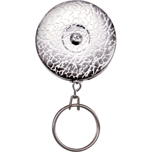 The Original Key Reel, Chrome, 24" Cable, Belt Clip Attachment Planification Entrepots Molloy