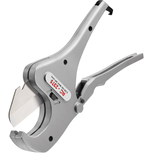 Ratchet Action Plastic Pipe & Tubing Cutter #RC-2375, 1/8" - 2-3/8" Capacity Planification Entrepots Molloy