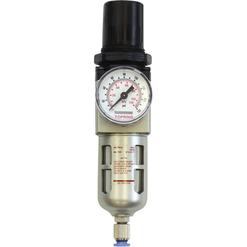 Modular Filter/Regulator, 1/4" NPT, 150 PSI, 0.5 fl.oz. Capacity Planification Entrepots Molloy