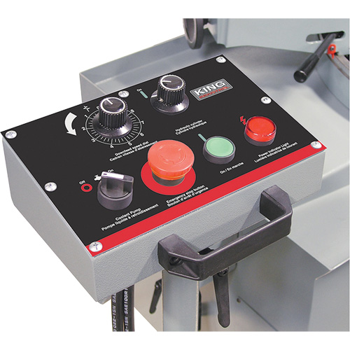 Variable Speed Swivel Metal Cutting Band Saws, Horizontal, Round 10" and 10" x 18" Rectangular Cutting Capacity Planification Entrepots Molloy