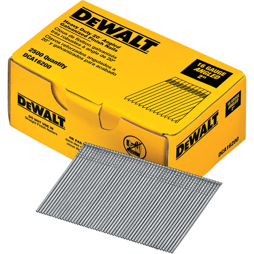 Clous de finition &agrave; angle de calibre 16 Planification Entrepots Molloy