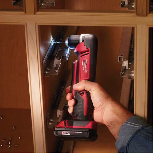 Perceuse &agrave; angle droit sans fil M18 (outil seulement), 18 V, Mandrin 3/8", Lithium-ion Planification Entrepots Molloy