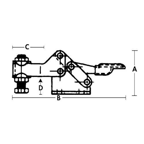 Brides de fixation horizontale - S&eacute;rie 205 Planification Entrepots Molloy