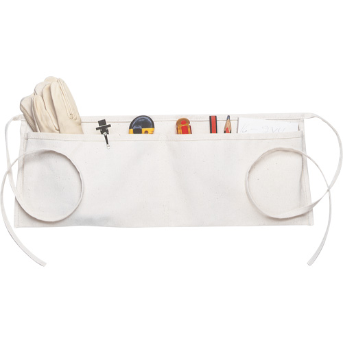 Tabliers de travail en canevas &agrave; 2 pochettes Planification Entrepots Molloy