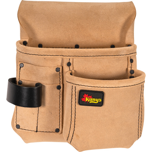 Half Carpenter Apron, Multiple Tool Holder, Leather, 4 Pockets Planification Entrepots Molloy